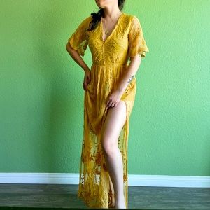 Honey Punch Maxi Romper